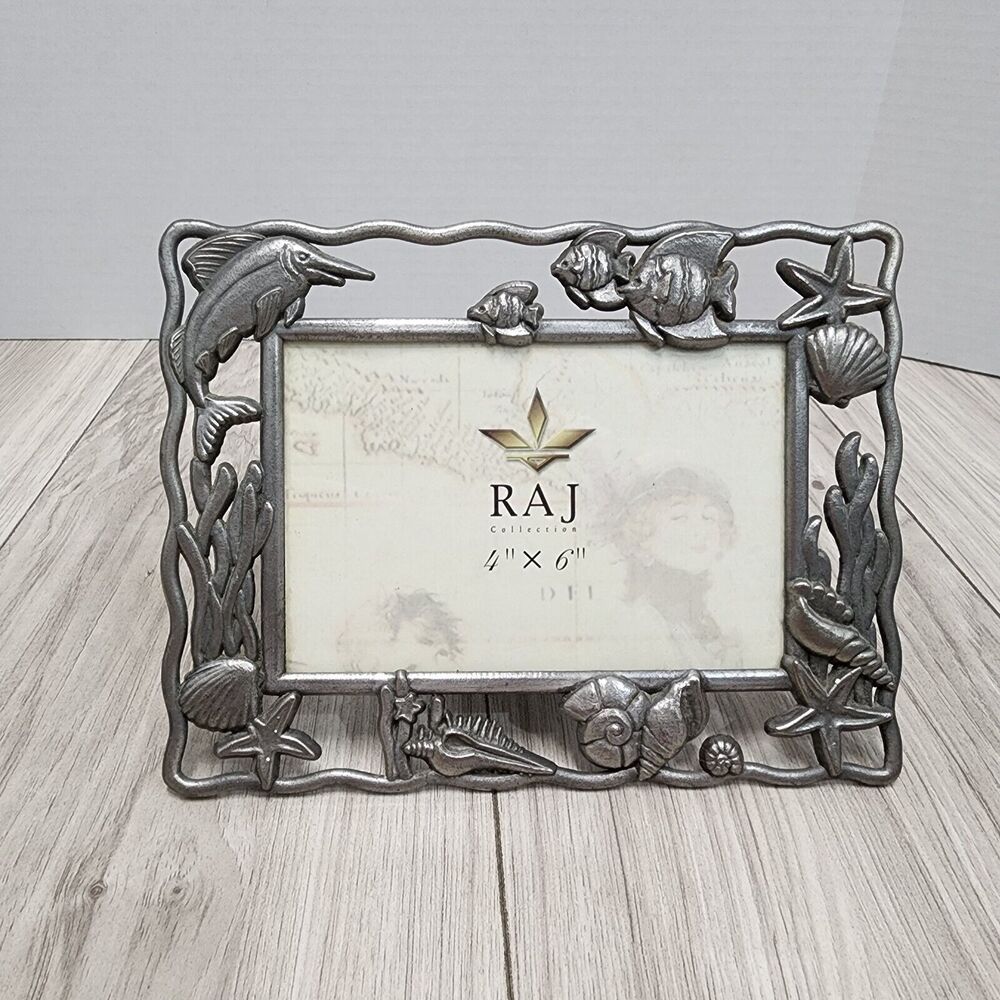RAJ Collection Metal Picture Frame 4"x6"